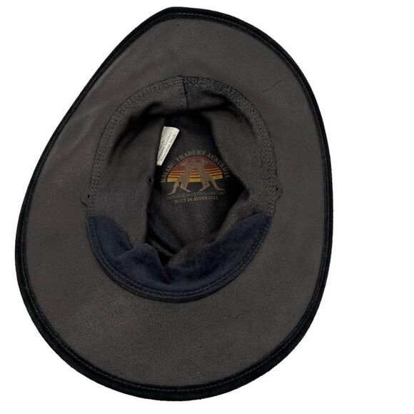 Kakadu Australia | Leather Black Hat with Braided Band Accent Size Large main image 15